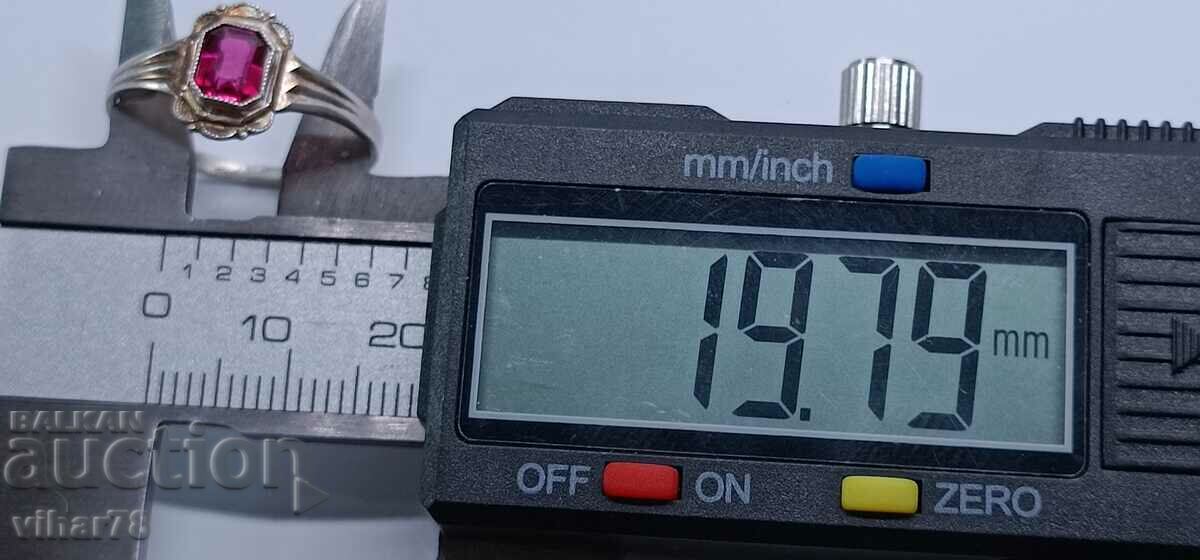 WOMEN'S SILVER RING - 5