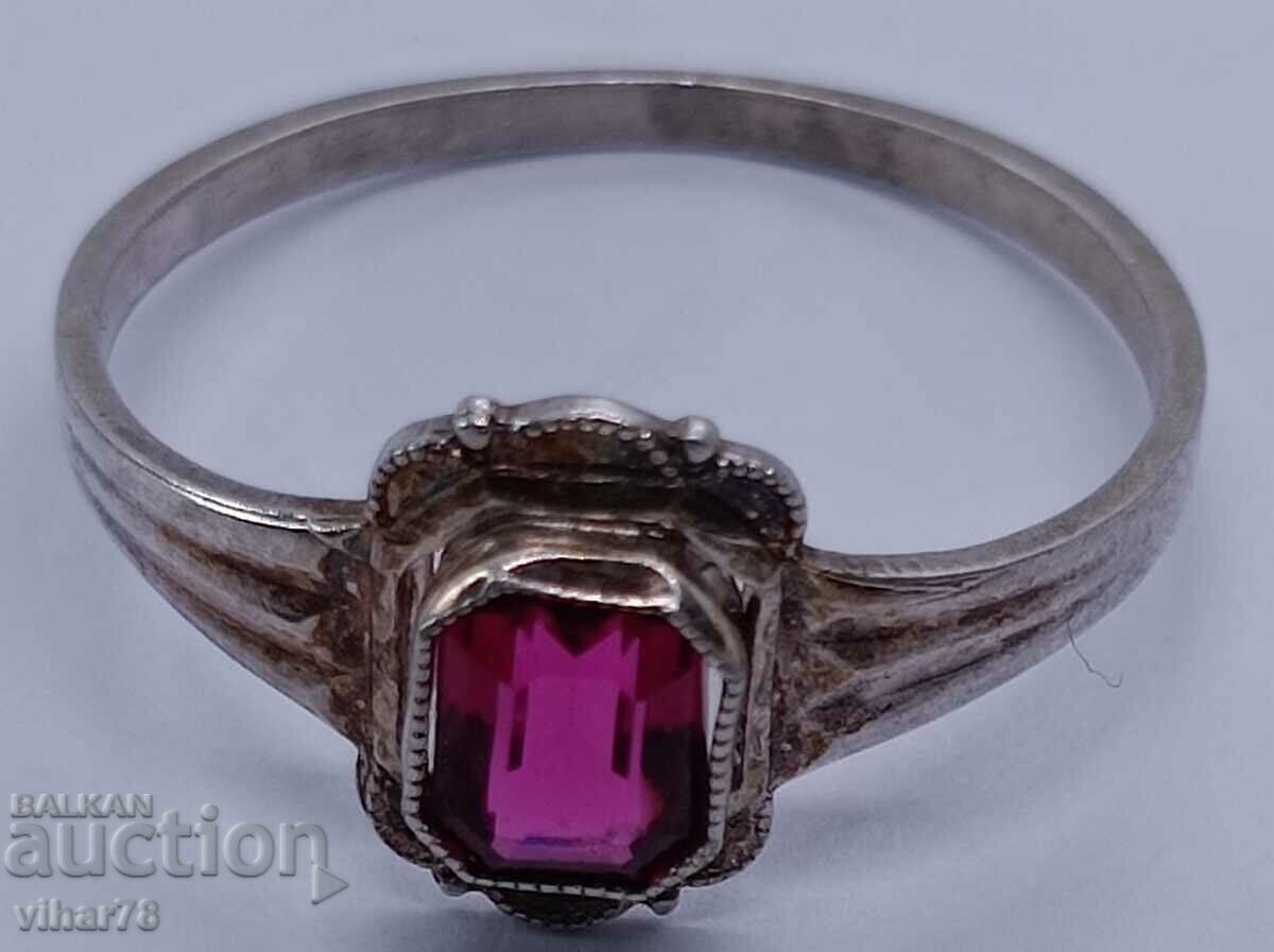 WOMEN'S SILVER RING - 6