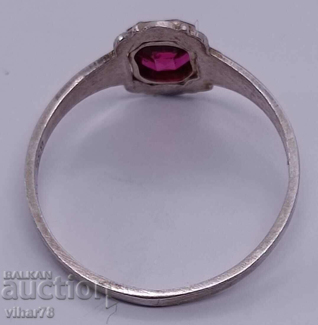 WOMEN'S SILVER RING - 7