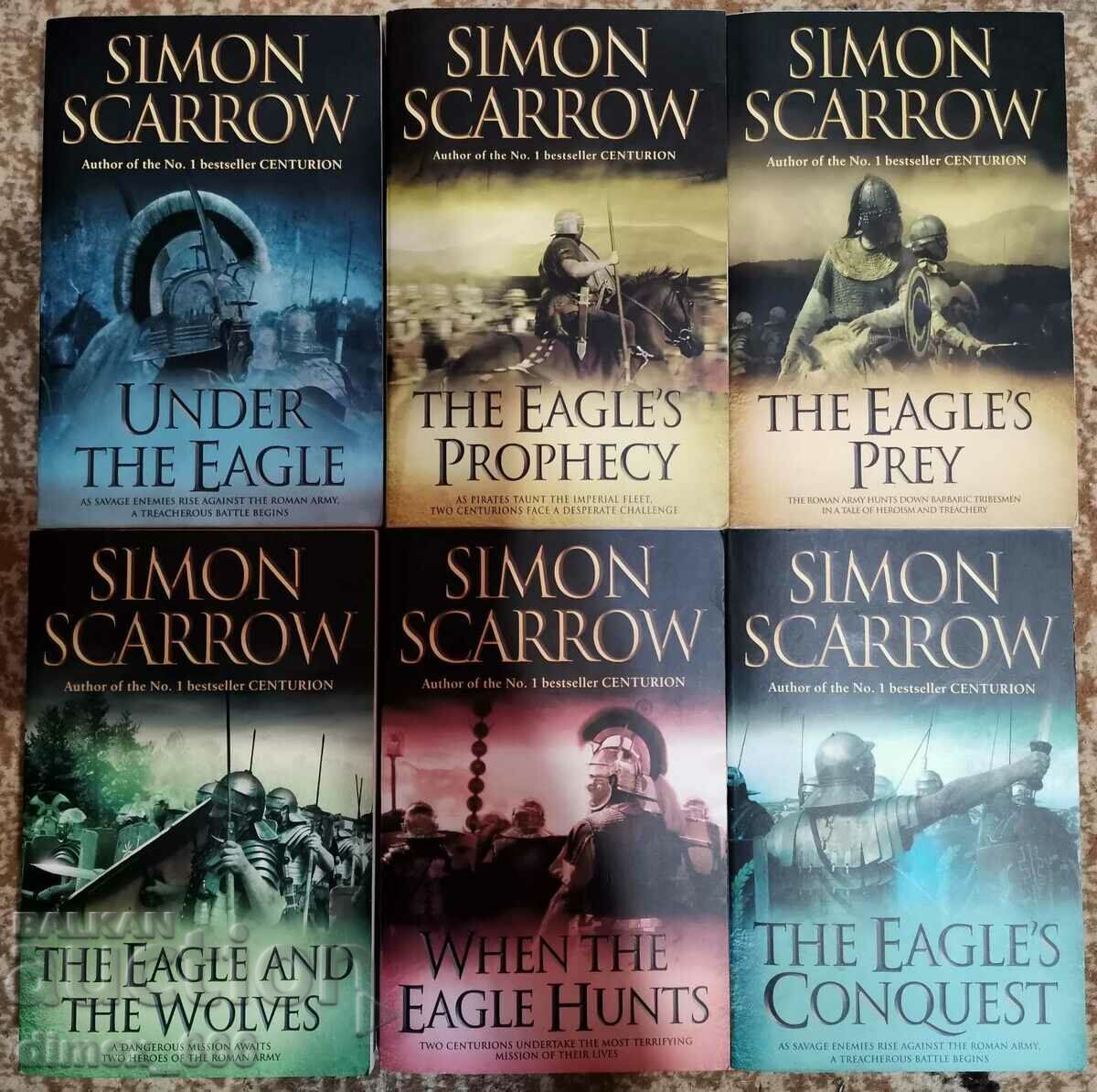 6 books in the Eagles of the Empire Simon Scarrow series