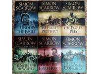 6 books in the Eagles of the Empire Simon Scarrow series