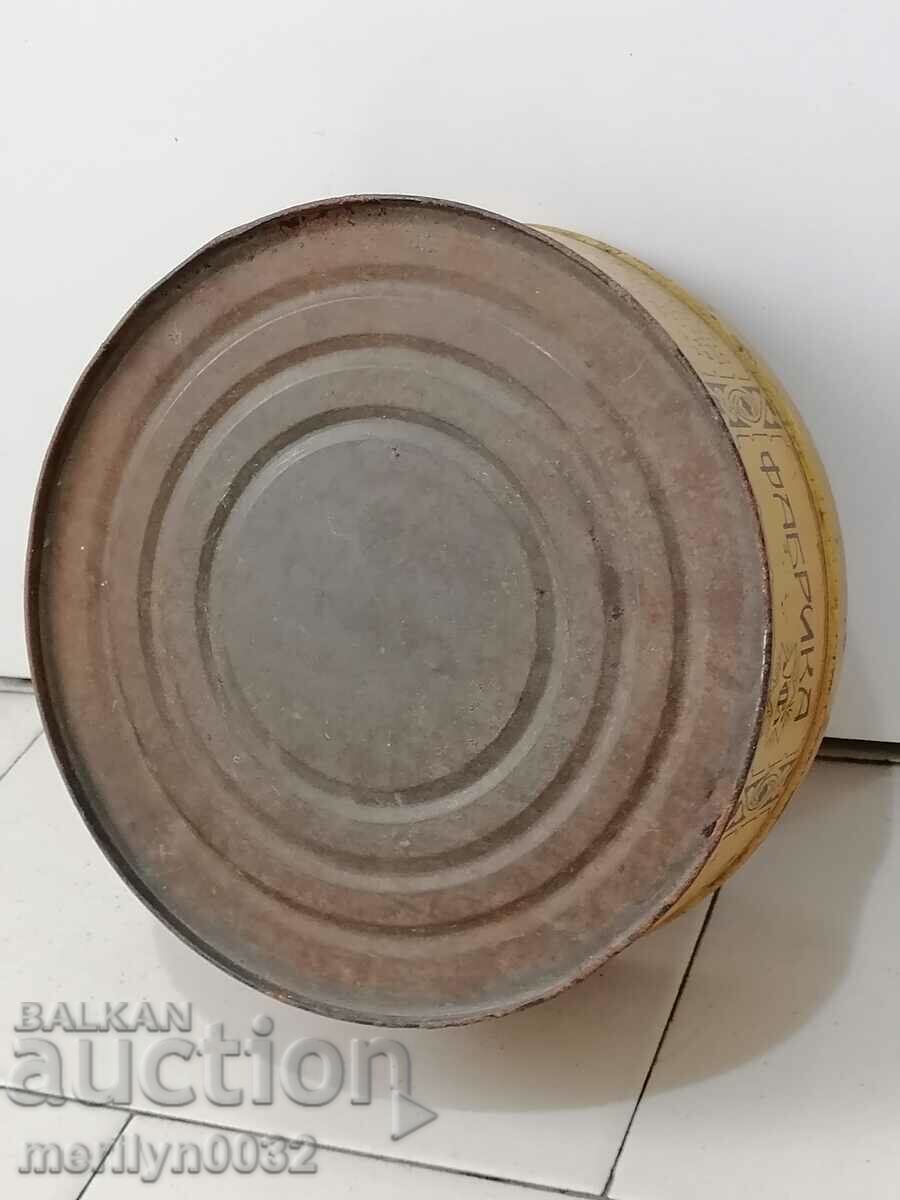 Metal Jewish halvah box Sabetay L. Benies Rousse - 5 Metal Jewish halvah box Sabetay L. Benies Rousse - 5