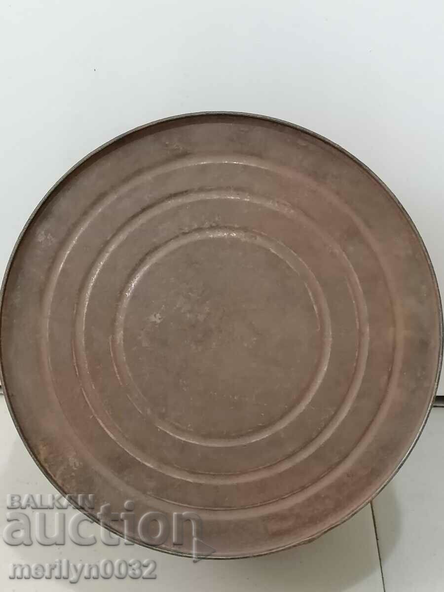 Metal Jewish halvah box Sabetay L. Benies Rousse - 6 Metal Jewish halvah box Sabetay L. Benies Rousse - 6