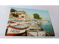 Carte poștală Portul Nessebar 1989