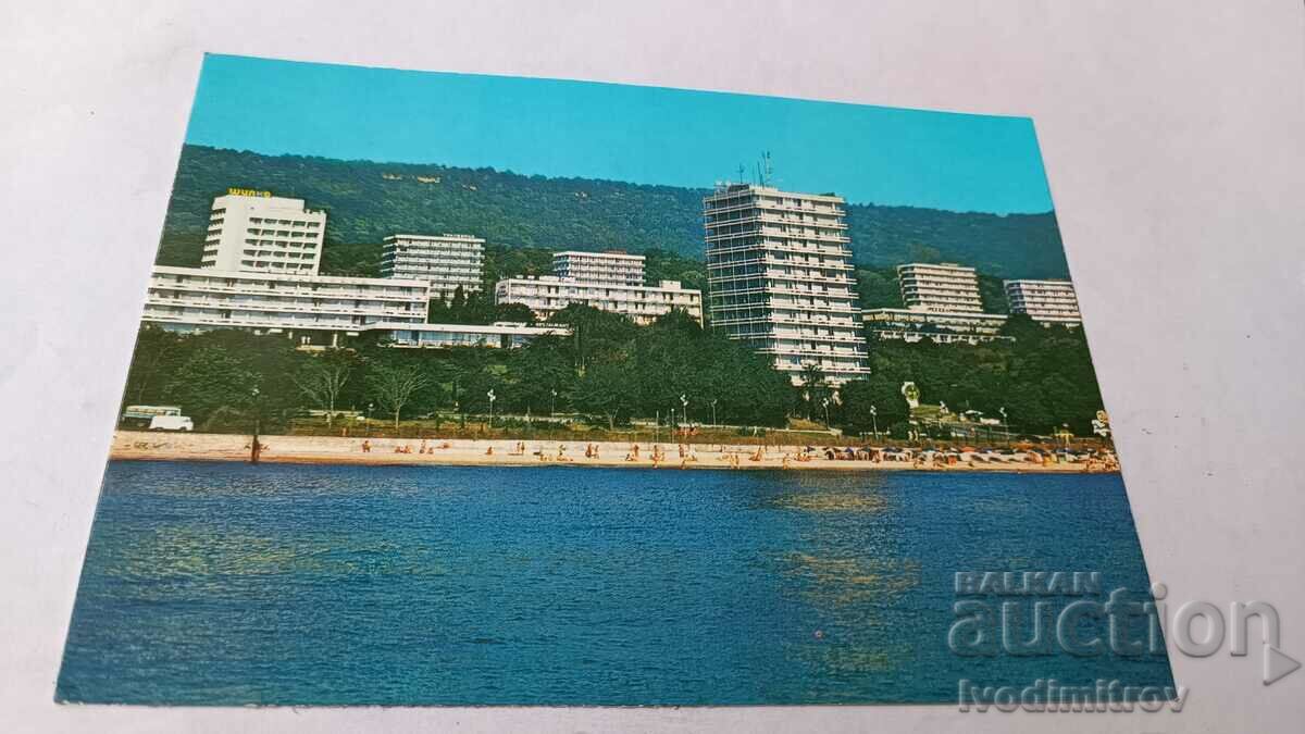 Пощенска картичка Златни пясъци 1989