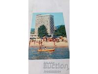 Пощенска картичка Златни пясъци Хотел Интернационал 1989