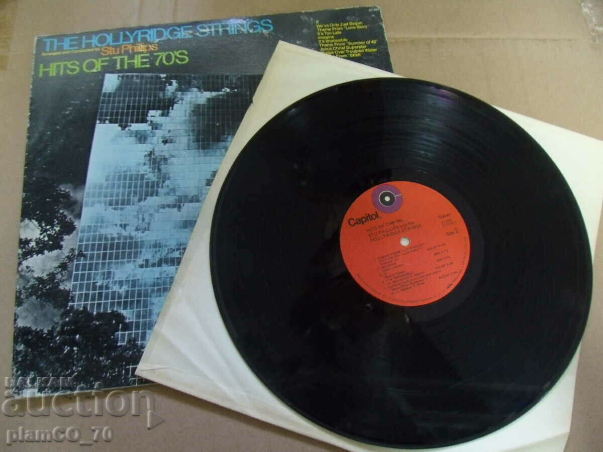 #*7017 THE HOLLYRIDGE STRINGS HIT 70s old gramophone record with price 10.00 BGN | € 5.11 #*7017 THE HOLLYRIDGE STRINGS HIT 70s old gramophone record with price 10.00 BGN | € 5.11