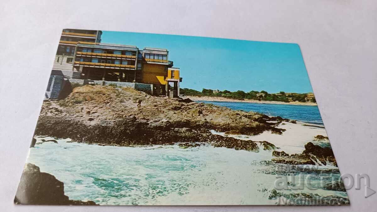 Пощенска картичка Созопол Почивна станция 1989