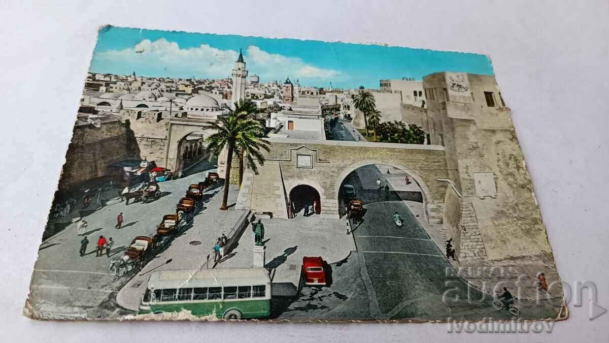 Carte poștală Tripoli General View 1962