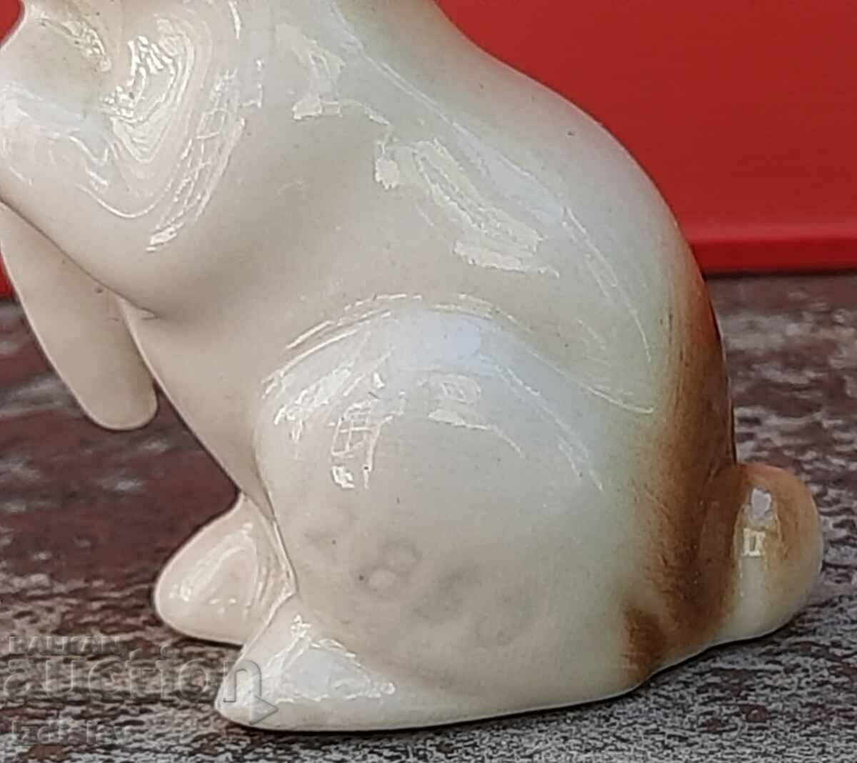 Auction Porcelain bunny figure Auction Porcelain bunny figure