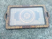 Old wooden tray
