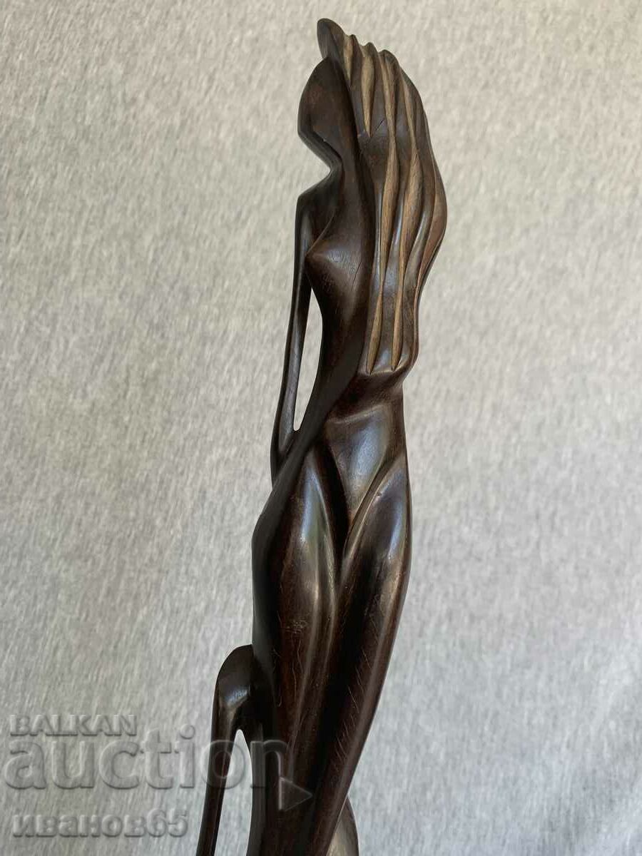 wooden statuette