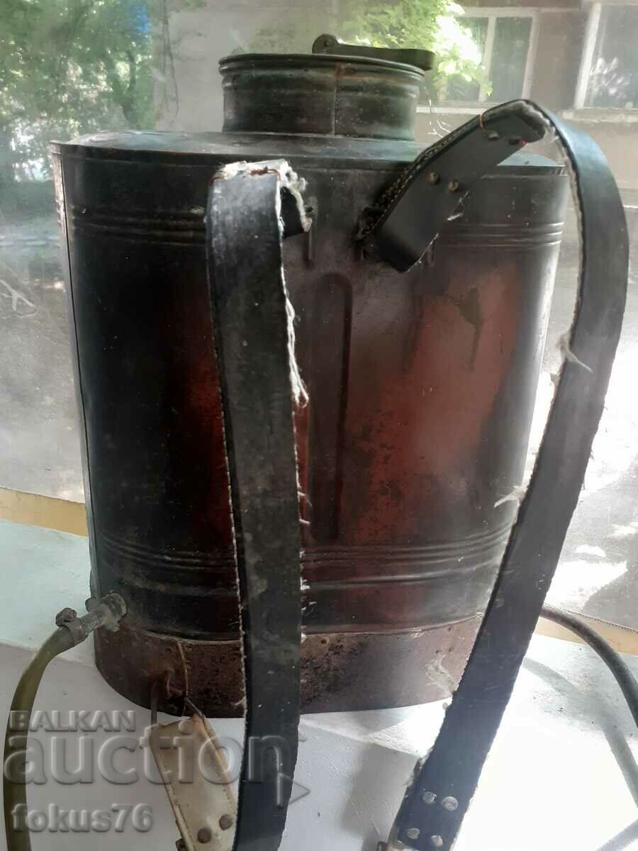 Old copper Bulgarian sprinkler Metallurgy - 6 Old copper Bulgarian sprinkler Metallurgy - 6