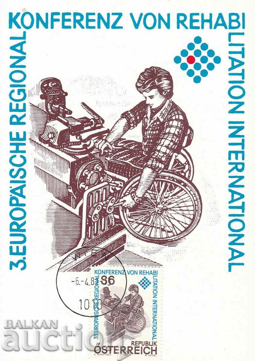 Map maximum 1981 Austria