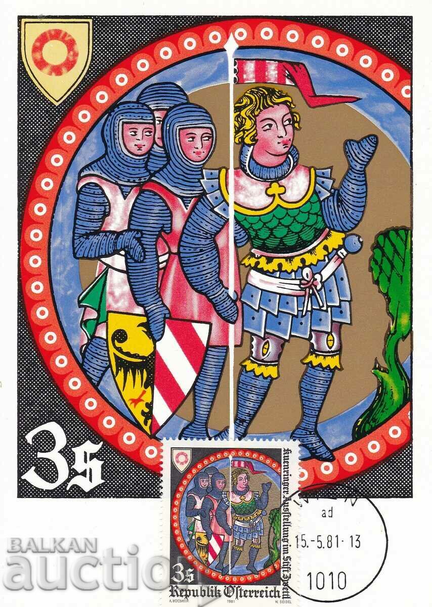 Harta maxim 1981 Austria Knights