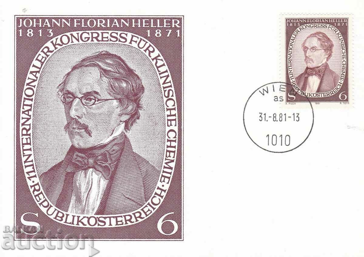 Harta maxim 1981 Austria congres Chimie