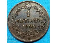 1 centesimo 1896 centesimo Italy R - Rome King Umberto I 5