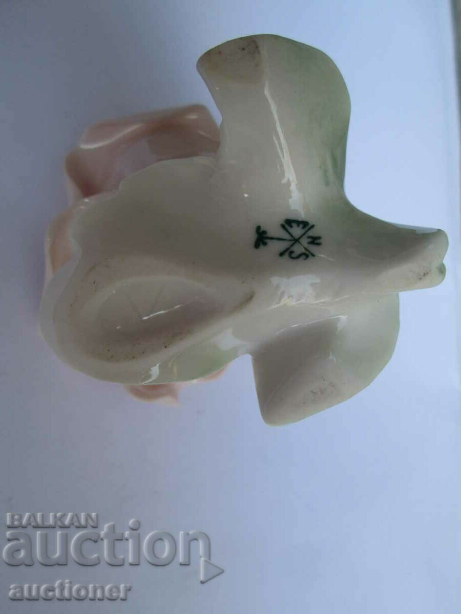 OLD PORCELAIN FIGURE ROSE - GERMANY - 5 OLD PORCELAIN FIGURE ROSE - GERMANY - 5