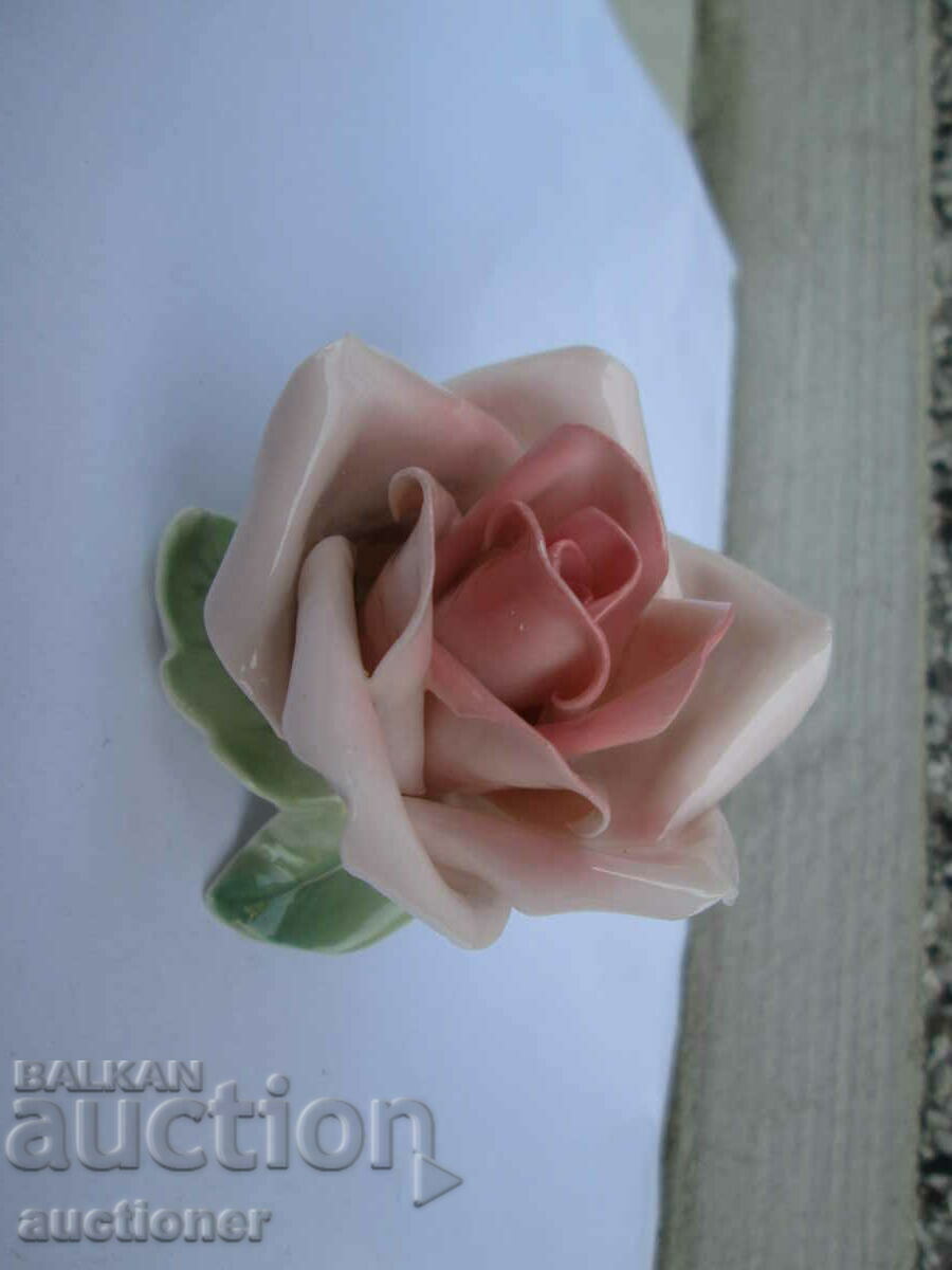 OLD PORCELAIN FIGURE ROSE - GERMANY - 7 OLD PORCELAIN FIGURE ROSE - GERMANY - 7