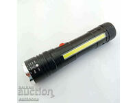 T6 LED rechargeable flashlight and T6-26 work lamp, LED + COB