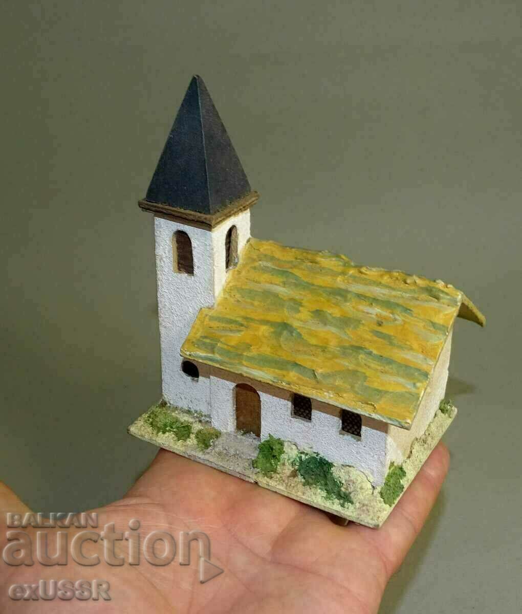 German house, house, church, model, model, train, 2