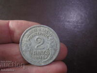 1945 2 franci Franta - Aluminiu