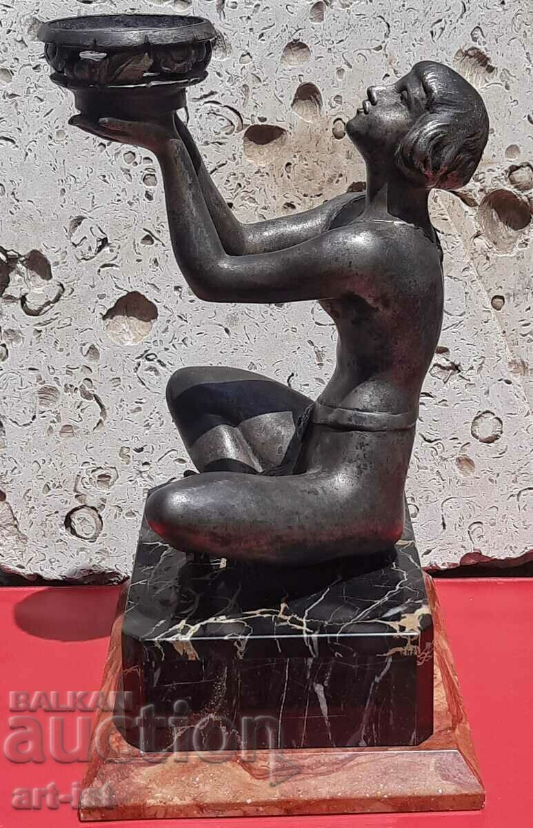 Delivery of French Vintage Art Deco Lamp, Jacques Limousin 1930 Delivery of French Vintage Art Deco Lamp, Jacques Limousin 1930