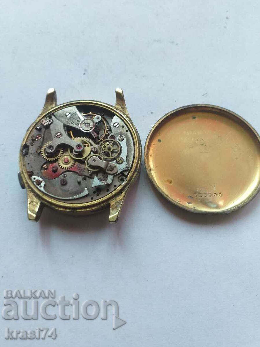 Auction  Gold plated watch