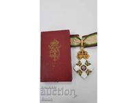 Rare Royal Order of Civil Merit 3rd century Ferdinand I