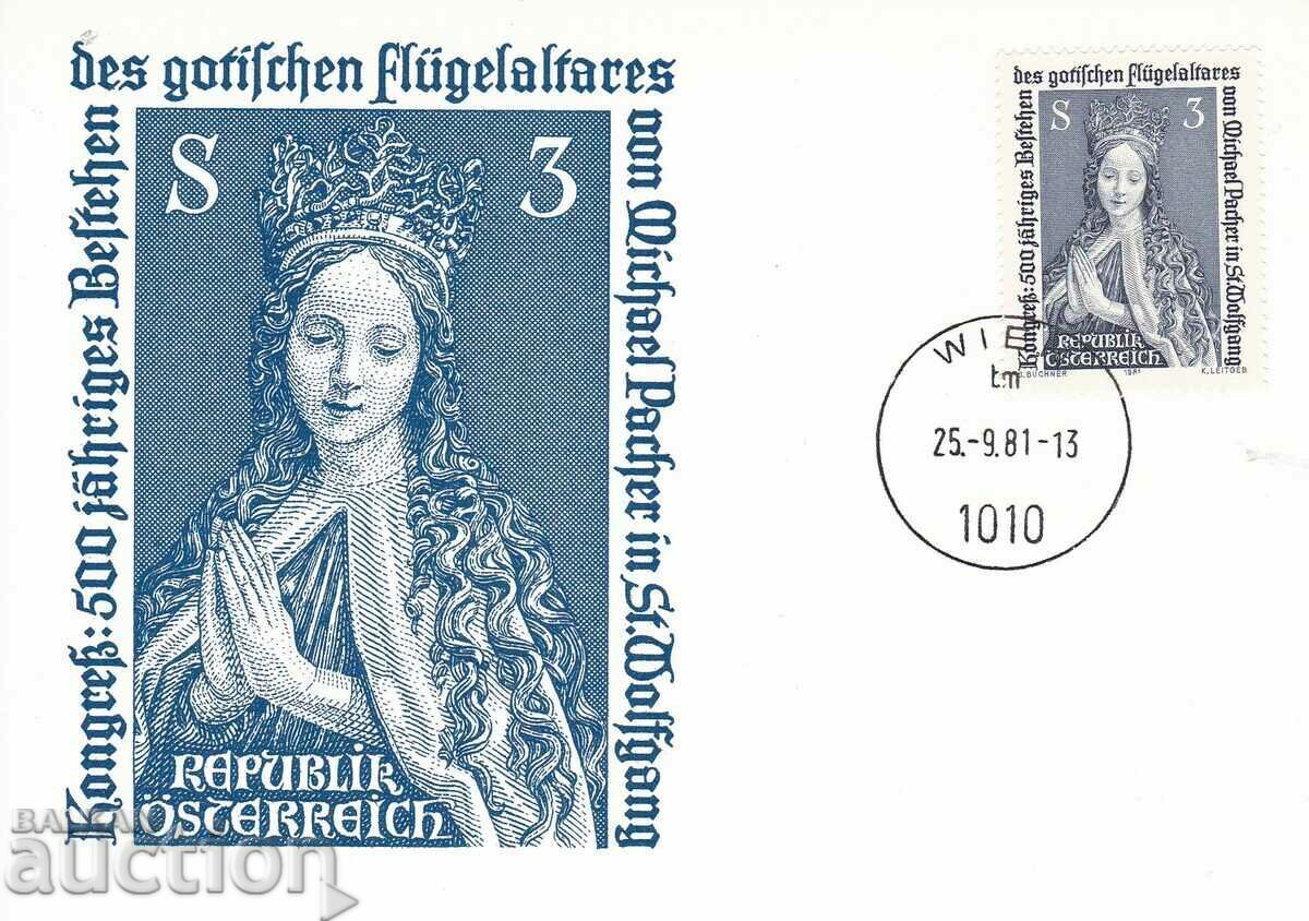 Harta maxim 1981 Austria Harta maxim 1981 Austria