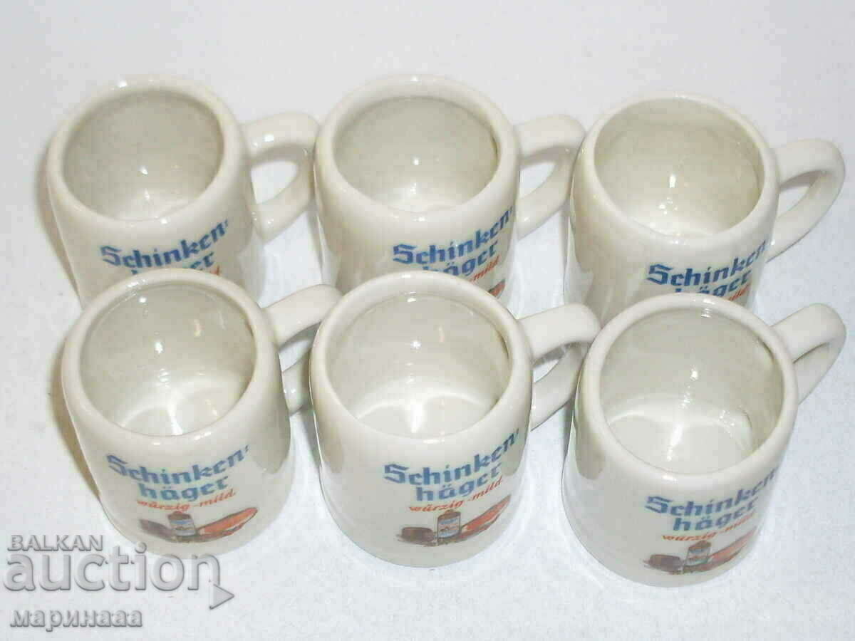 SET OF SMALL MUGS. GERMANY with price 5.00 BGN | € 2.56