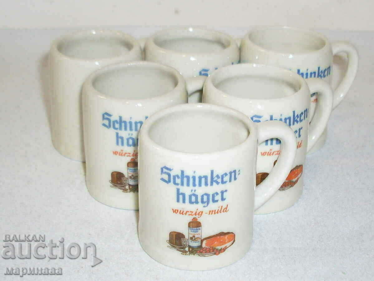 Auction  SET OF SMALL MUGS. GERMANY