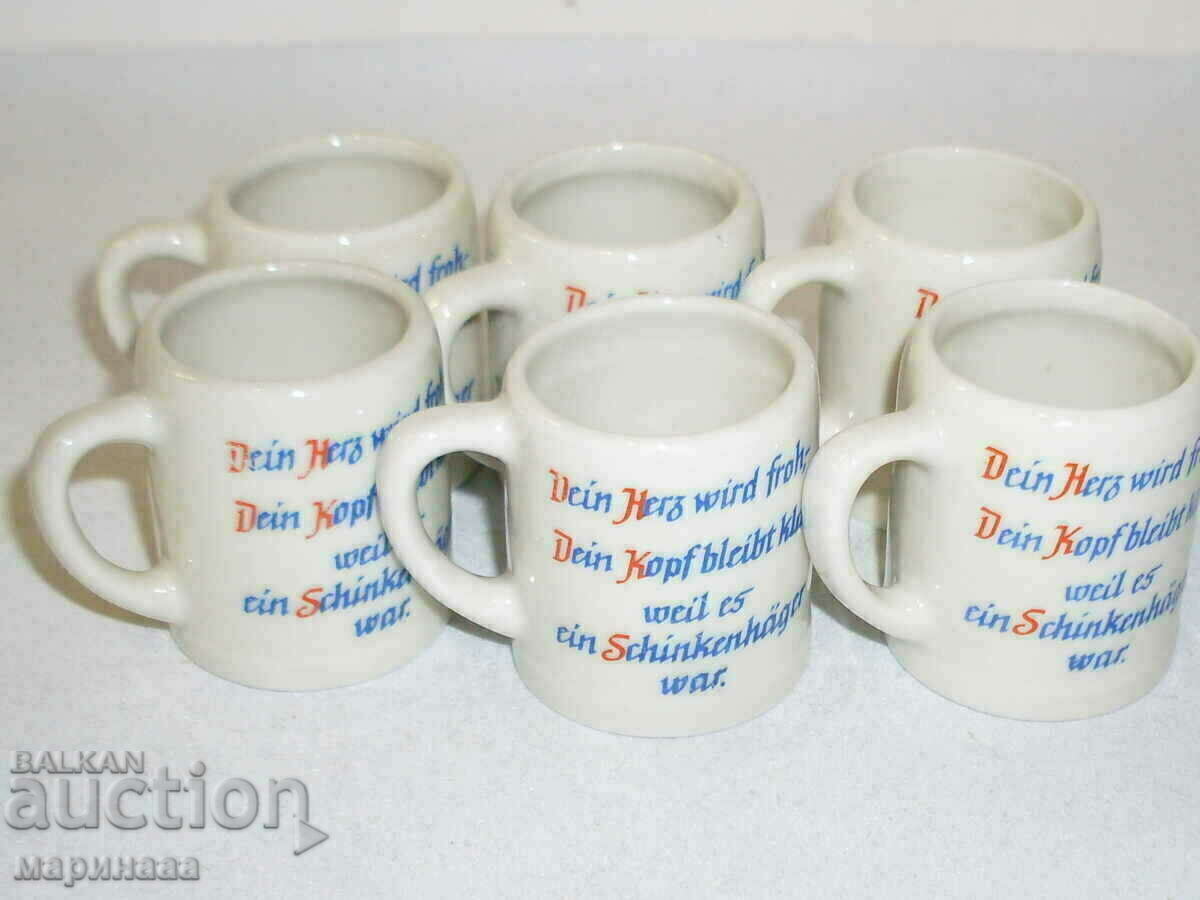 Delivery of SET OF SMALL MUGS. GERMANY