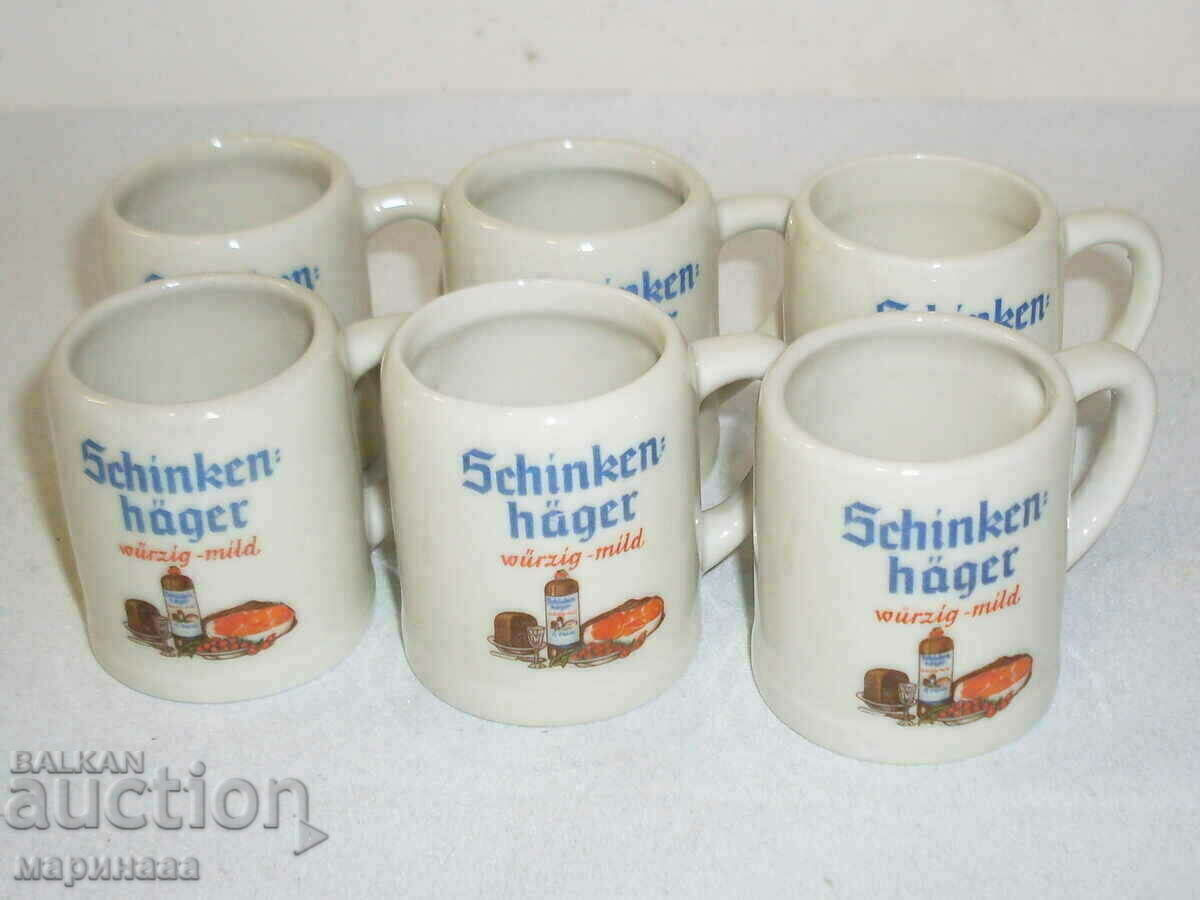 SET OF SMALL MUGS. GERMANY