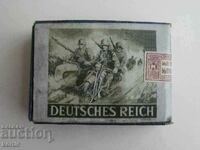 Old match with motor, military Germany, World War 2, with label