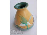 Majolica vase signed by the author - 1930