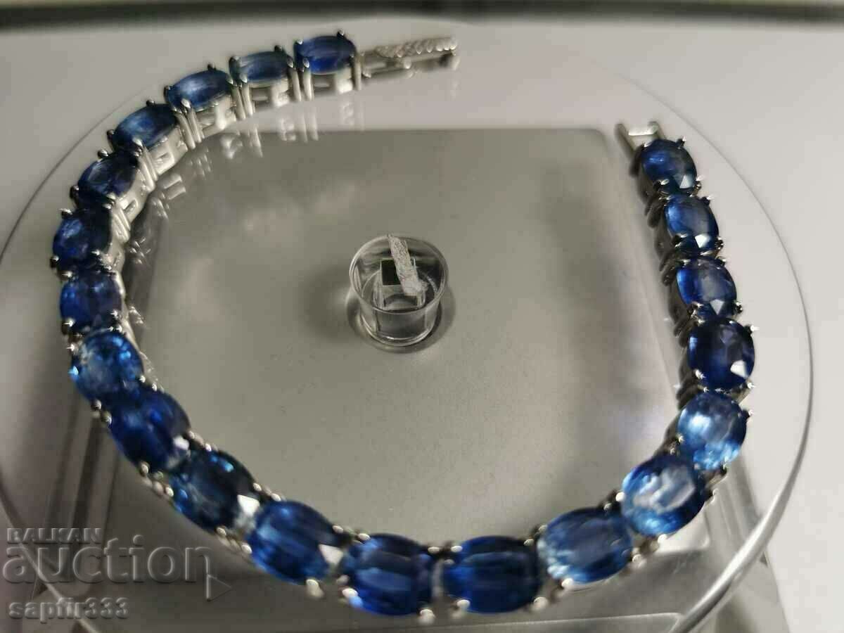 UNIQUE RARE JEWEL UNICEX BRACELET WITH NATURAL KIANITE with price 880.00 BGN | € 449.94