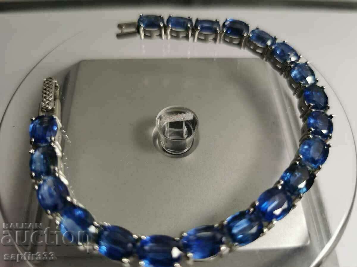 Auction  UNIQUE RARE JEWEL UNICEX BRACELET WITH NATURAL KIANITE