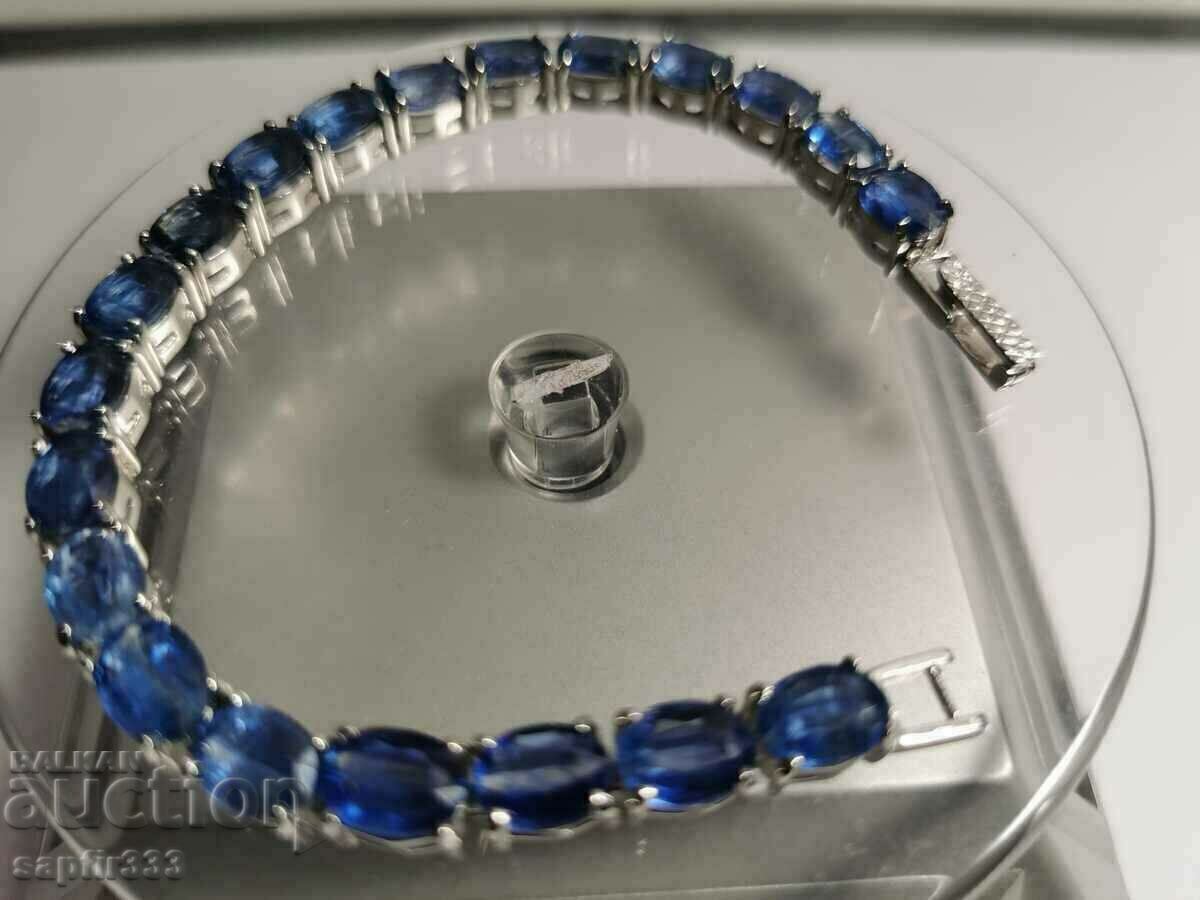 Delivery of UNIQUE RARE JEWEL UNICEX BRACELET WITH NATURAL KIANITE