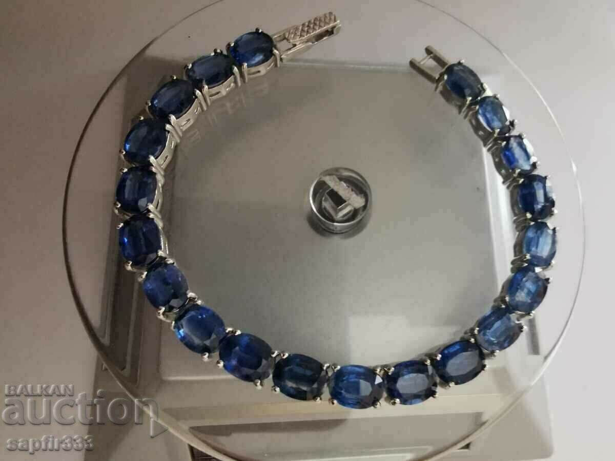 UNIQUE RARE JEWEL UNICEX BRACELET WITH NATURAL KIANITE - 5