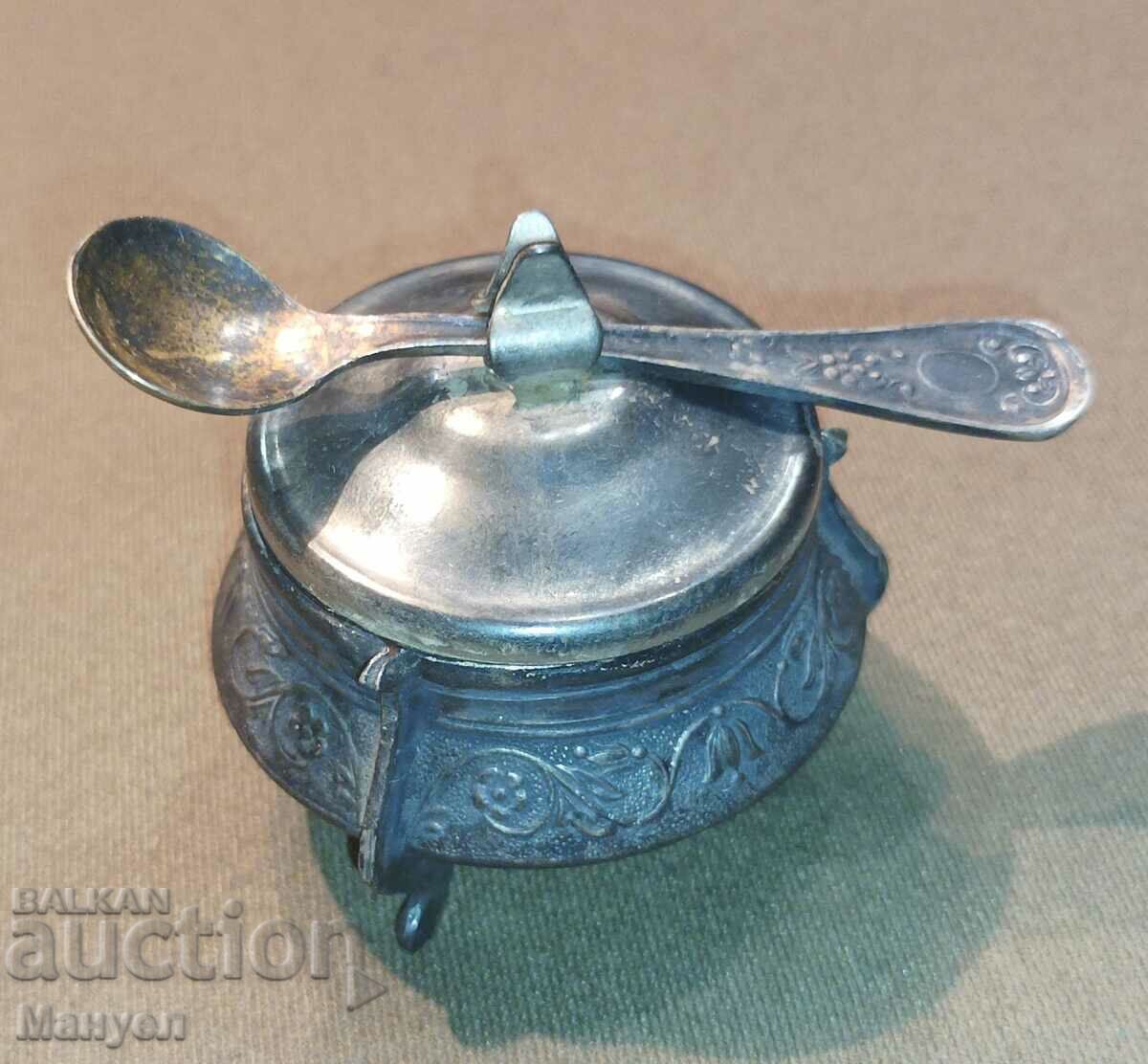 Old caviar container, Russia.