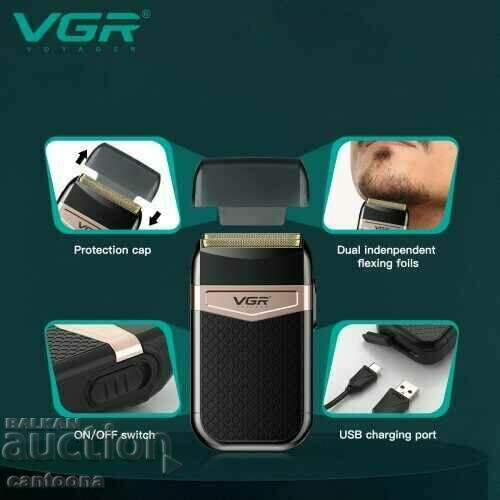 Delivery of Wireless shaver VGR V-331 Shaver, USB charging