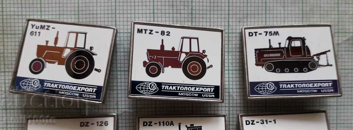 Set of badges Tractors and other agricultural machines USSR with price 15.00 BGN | € 7.67 Set of badges Tractors and other agricultural machines USSR with price 15.00 BGN | € 7.67