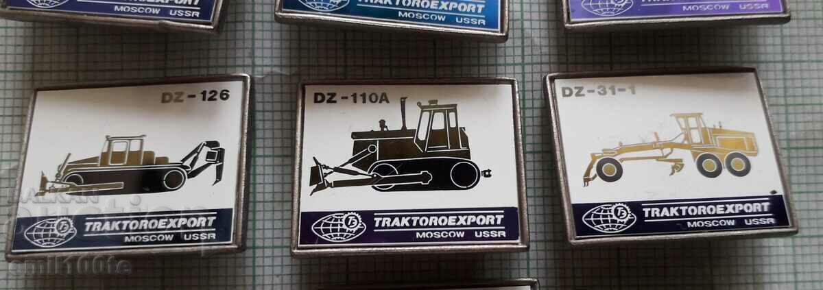Auction Set of badges Tractors and other agricultural machines USSR Auction Set of badges Tractors and other agricultural machines USSR