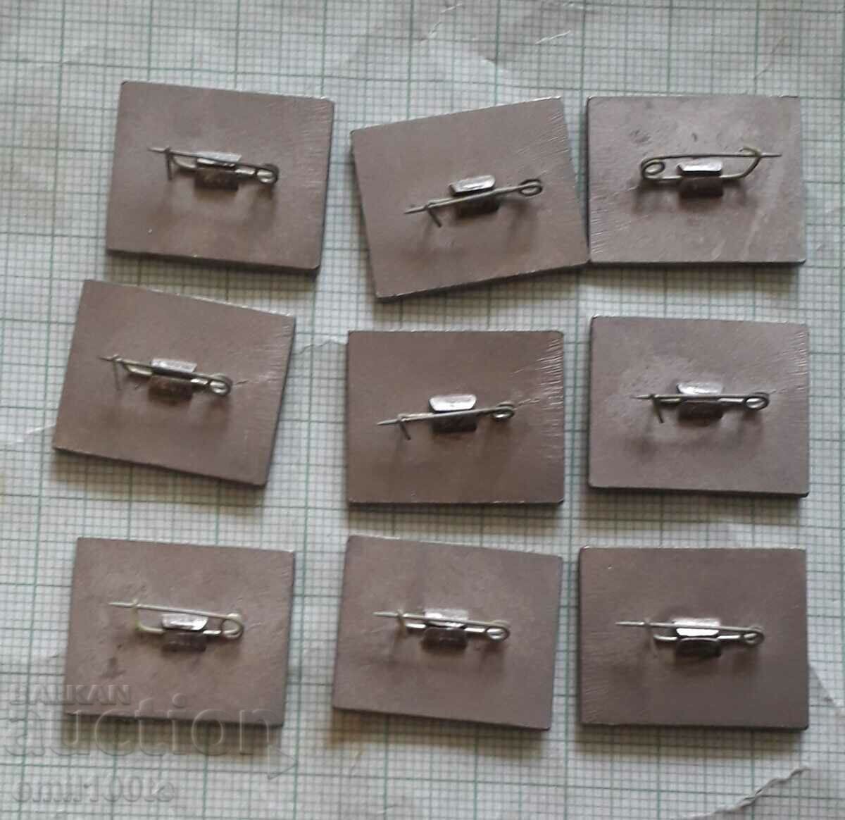 Set of badges Tractors and other agricultural machines USSR - 5 Set of badges Tractors and other agricultural machines USSR - 5