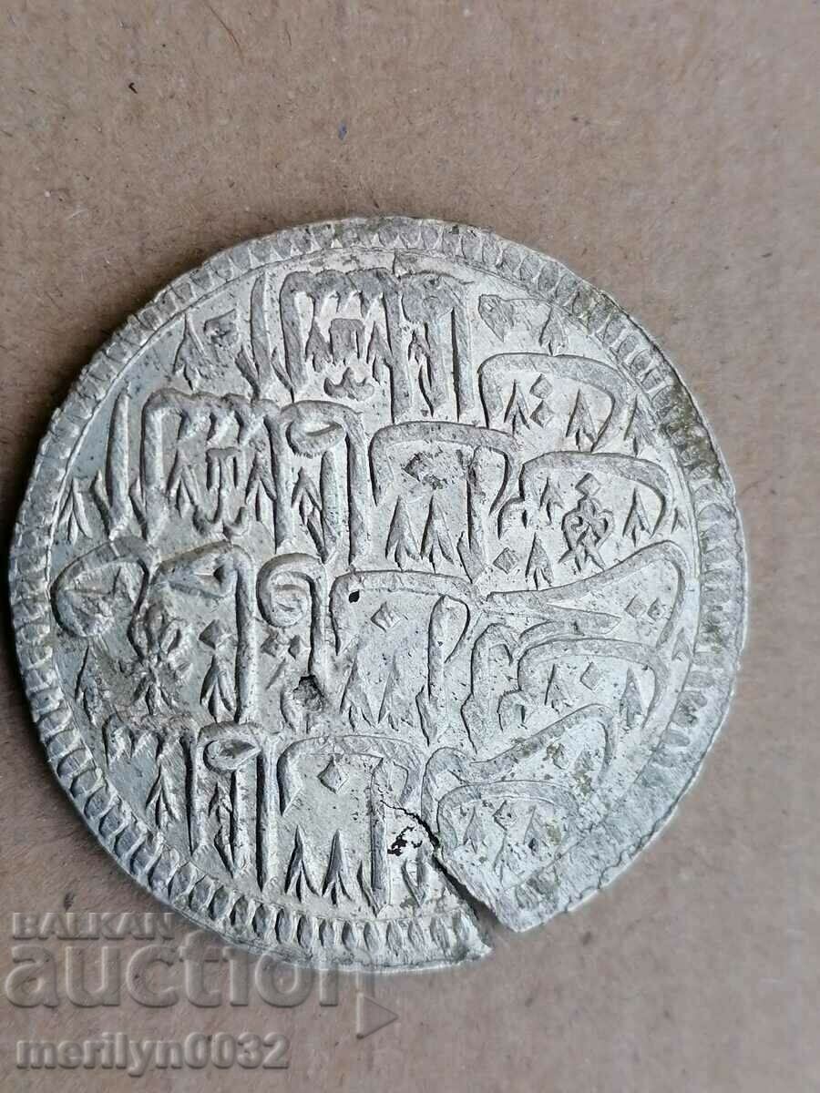 Ottoman silver coin 19.5 grams silver 465/1000 1115 year - 5 Ottoman silver coin 19.5 grams silver 465/1000 1115 year - 5