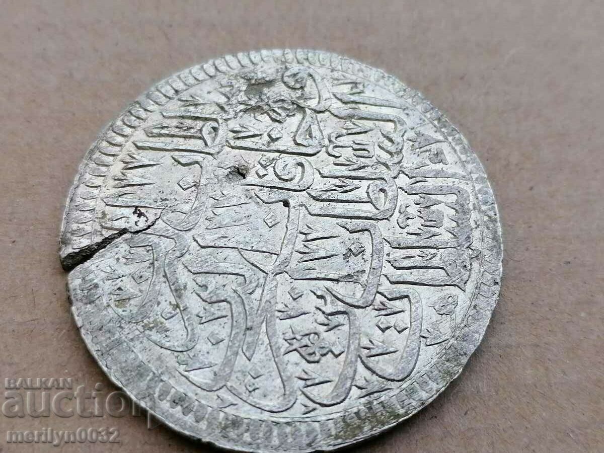 Ottoman silver coin 19.5 grams silver 465/1000 1115 year - 6 Ottoman silver coin 19.5 grams silver 465/1000 1115 year - 6