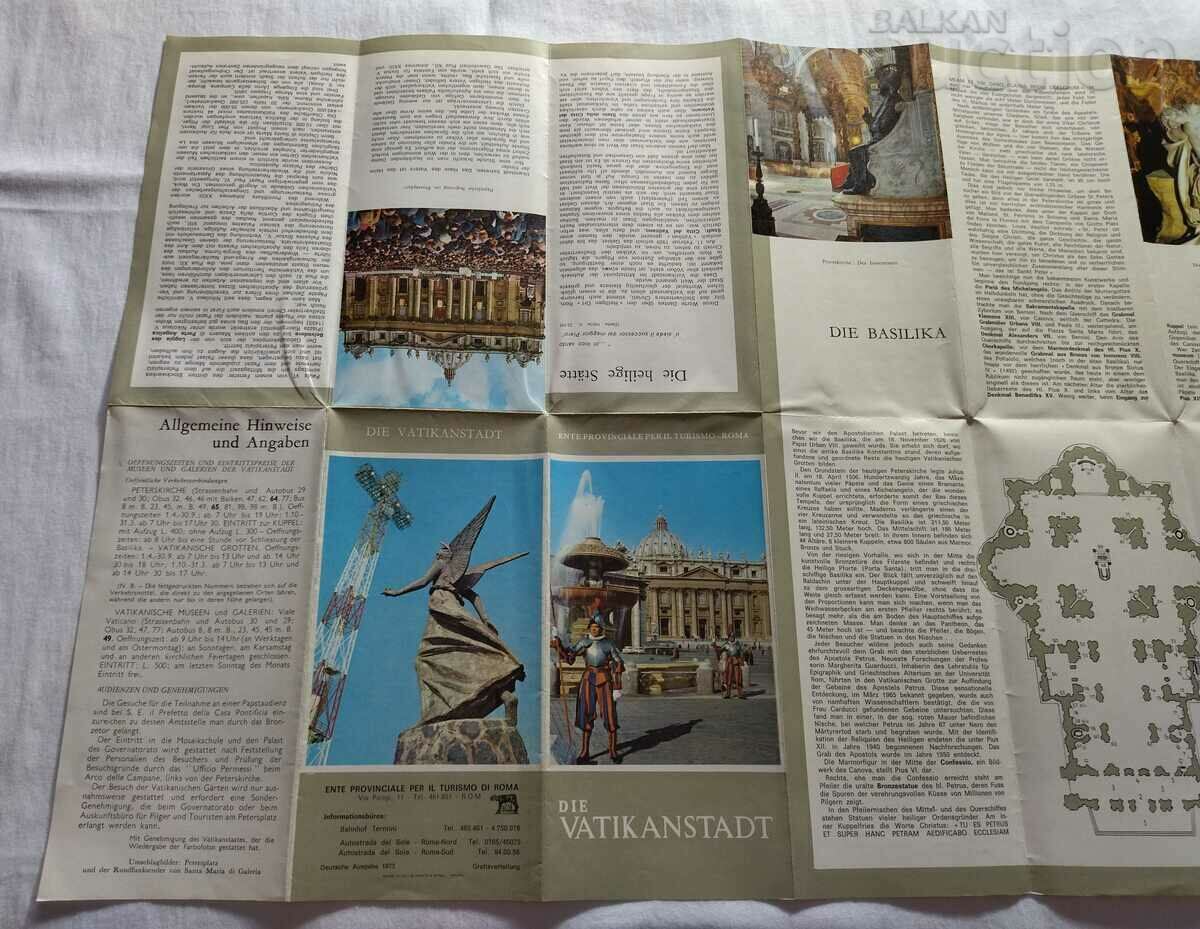 VATICAN BROCHURE GERMAN LANGUAGE 1973 - 5