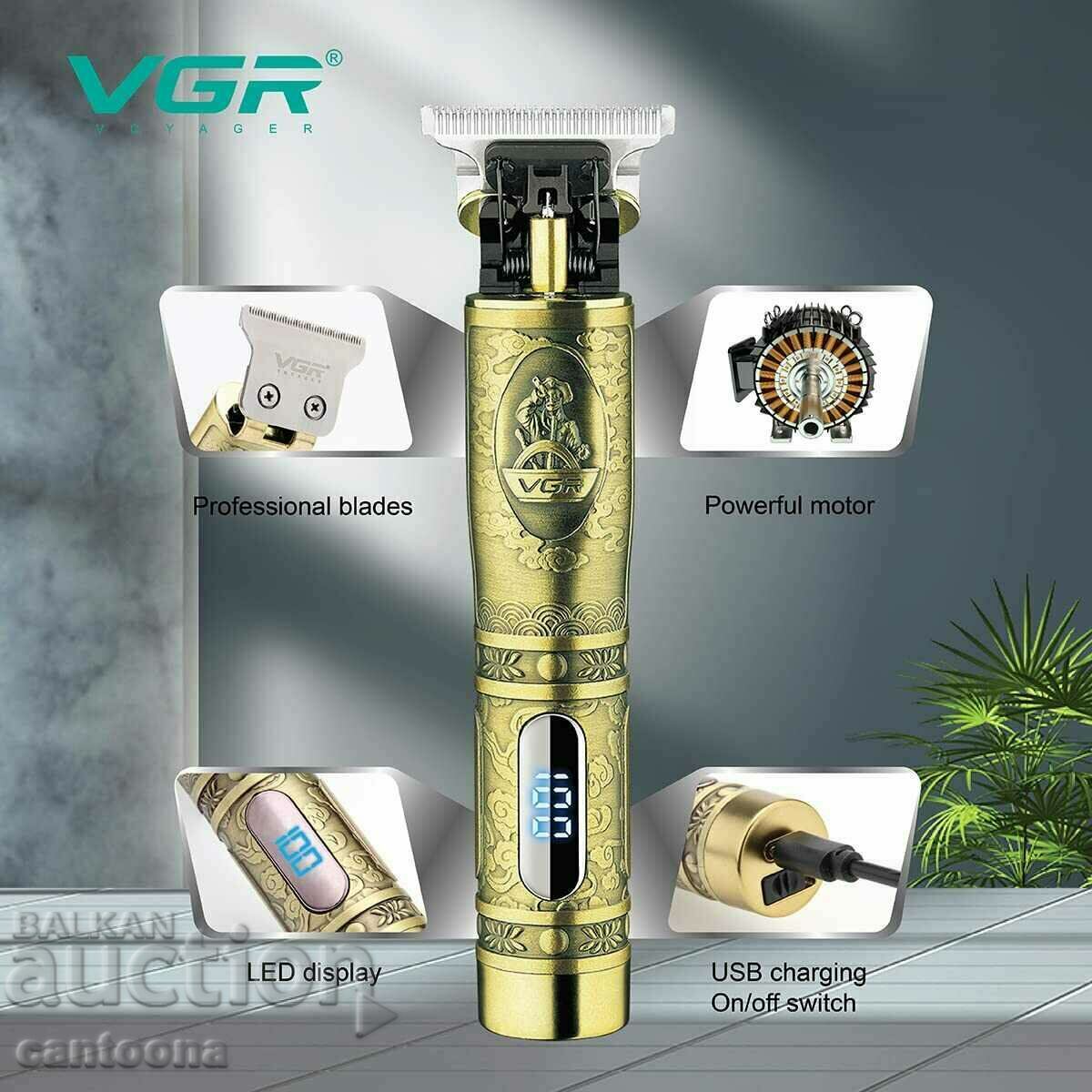 VGR V-091 cordless hair trimmer, metal blade, USB - 5 VGR V-091 cordless hair trimmer, metal blade, USB - 5