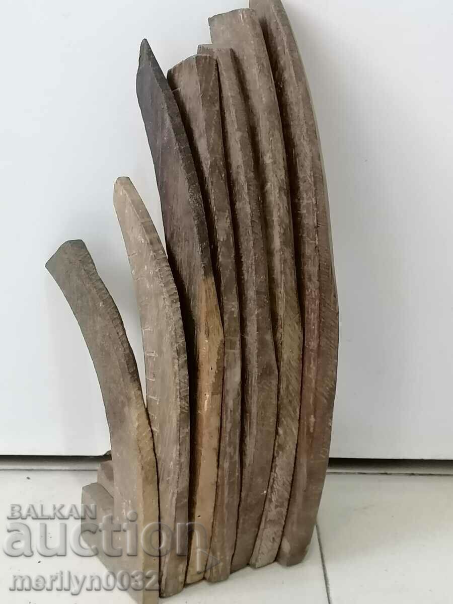 Auction Old cooper's bows bow 7pcs patterns yarns wooden models Auction Old cooper's bows bow 7pcs patterns yarns wooden models